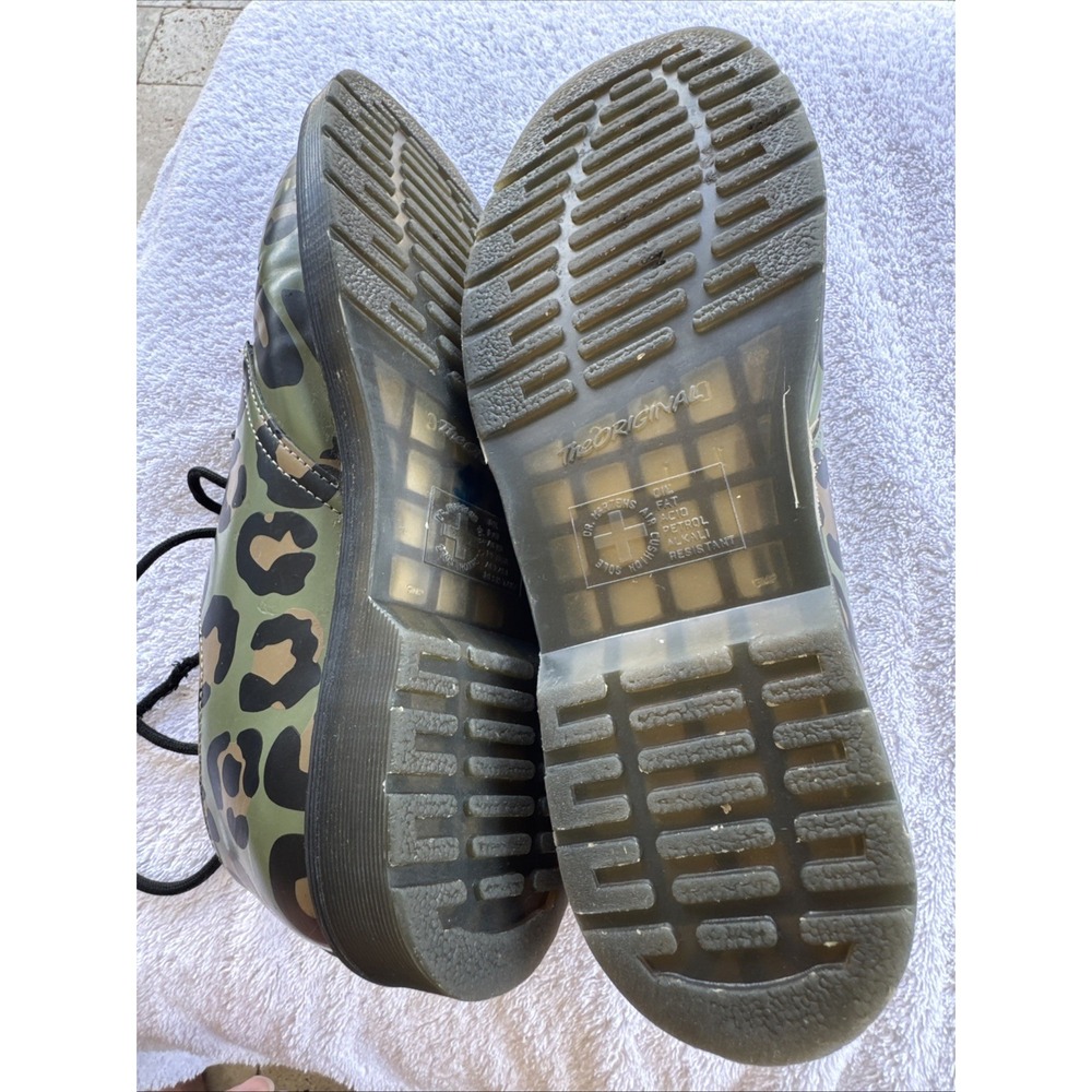 Dr Martens 1461 Oxford Leather Shoes Olive Camo Mens size 11 - Picture 9 of 9